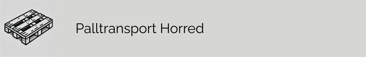 Palltransport Horred