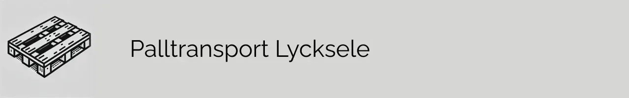 Palltransport Lycksele